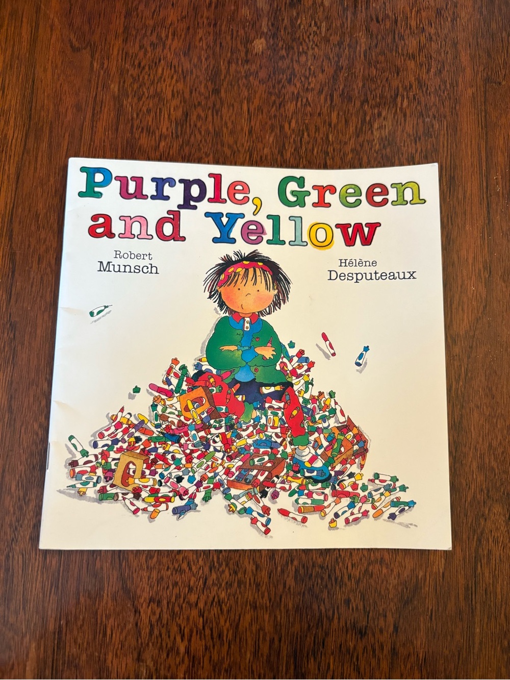 Signed Robert Munsch Purple Green and Yellow 1993 Early Printing